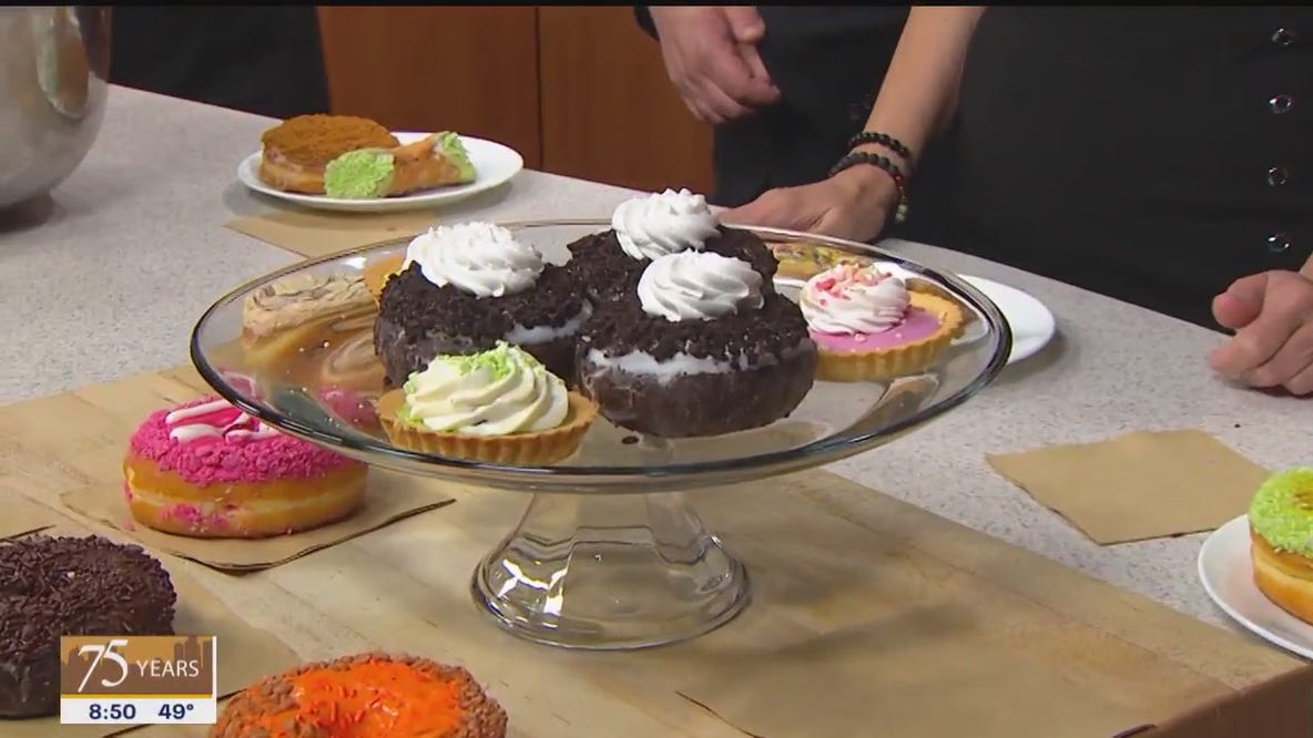 Delightful Donuts & Cupcakes stops by to make glazed doughnuts
